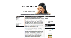 Desktop Screenshot of mixfreaks.nl