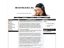 Tablet Screenshot of mixfreaks.nl